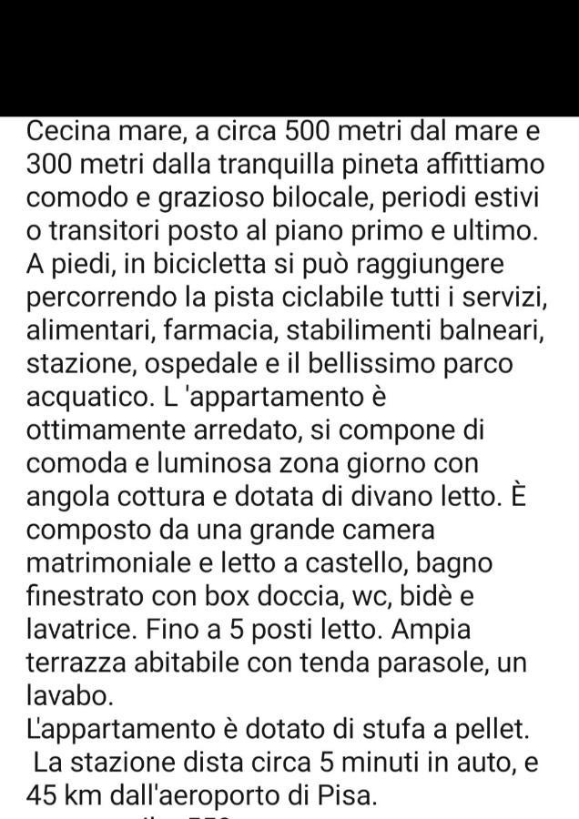 Appartamento Il Bucaniere A Marina Di Cecina Luaran gambar